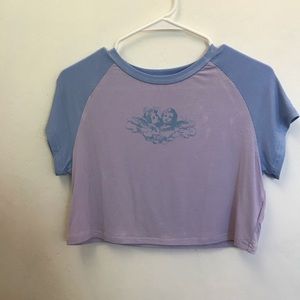 Shein angel crop top